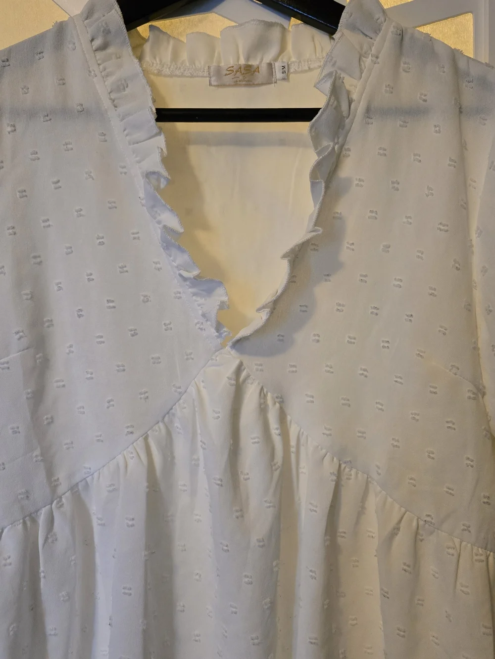 SASA | Ruffle Neck Blouse - Picture 3 of 4